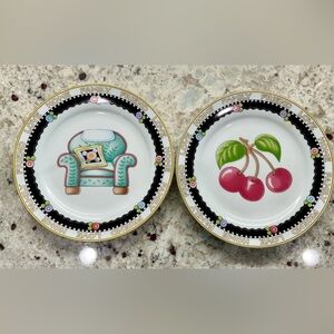 Mary Engelbreit-2001-Dessert Plate-Love, Home, Family, Friend Collection